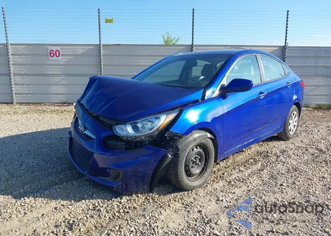 2014 Hyundai Accent Gls z USA, uszkodzony, nr VIN KMHCT4AEXEU660418